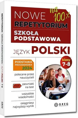 Zdjęcie produktu dla Nowe Repetytorium. Szkoła podstawowa. Język polski. Klasy 7-8