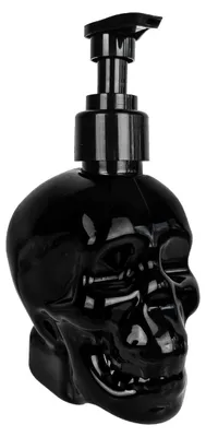 Produktbild von Schwarzer Totenkopf Seifenspender mit Handseife 300ml