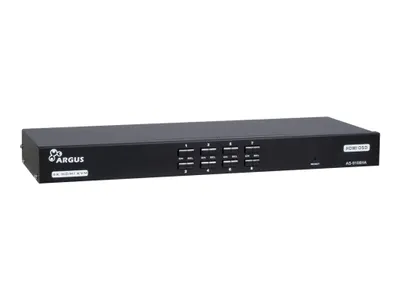 Image de Inter-Tech Argus AS-9108HA - Commutateur KVM - 8 x KVM port(s)