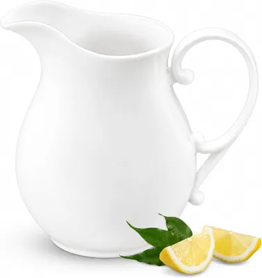 Image de Cruche Wilmax 1600 ml, porcelaine blanche WL-995037/A