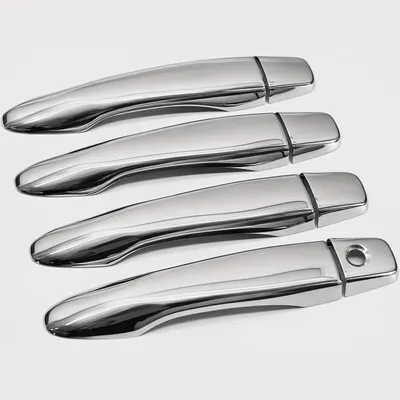 Zdjęcie produktu dla Chromowane nakładki klamek STAINLESS STEEL bez IKEY do Nissan KADJAR Qashqai j11#11/2013