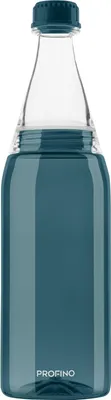 Produktbild von PROFINO Sparkle Trinkflasche Kohlensäure Geeignet 700ml / 0,7 Liter Blau, Hochwertige Tritan-Wasserflasche mit Schraubverschluss, BPA frei,
