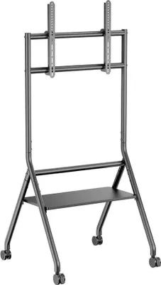 Image de Support de sol de avec roulettes aisens ft86fe-329 pour TV de 37-86'/ jusqu'à 80kg