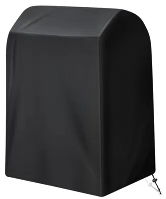 Image de Housse de protection pour barbecue, tissu Oxford 420D, résistant aux intempéries, dimensions 80x66x100 cm, imperméable et résistant aux UV