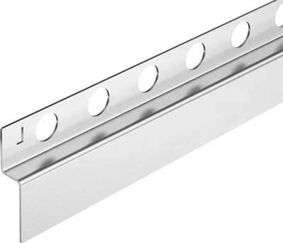 Produktbild von Balneo Gefälleprofil Wandgefälleprofil FLOOR STRIPS Edelstahl AISI 304 Links 120 cm INOX silber