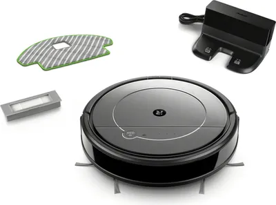 Obrázek produktu pro iRobot Roomba Combo, Prachový sáček, Černá, Šedá, Kulatý, 0,45 l, 0,45 l, Nabíjecí