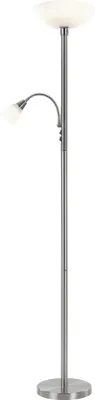 Produktbild von Globo Lighting Stehleuchte Metall verchromt, 1x E14