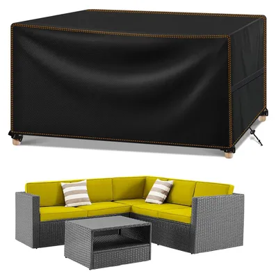 Zdjęcie produktu dla Pokrowiec na meble ogrodowe - wodoodporny i odporny na warunki zimowe - 230 x 165 x 80 cm