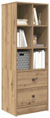Image de vidaXL Buffet haut avec tiroirs Chêne Artisan 45,5 x 34 x 127 cm