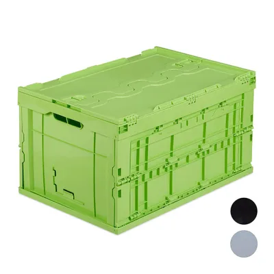 Produktbild von relaxdays Prepravný box 60 l s vekom