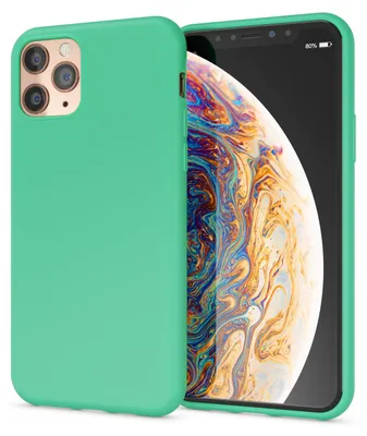 Image de NALIA Néon Coque de téléphone portable pour iPhone 11 Pro Max, étui souple en silicone Bumper Cover vert