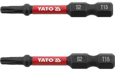 Image de Embouts de vissage 1/4" TORX T15 50 mm, lot de 2