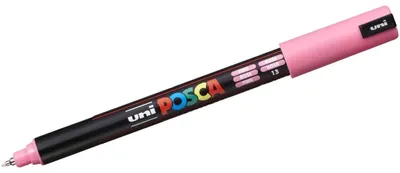 Produktbild von POSCA uni PC-1MR, 1 Stück(e), Pink, Rundspitze, Schwarz, Pink, 0,7 mm, Tinte auf Wasserbasis
