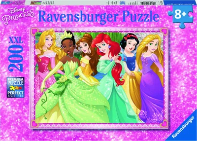 Produktbild von 200 Teile Ravensburger Kinder Puzzle XXL Disney Princess Die Prinzessinnen 12745
