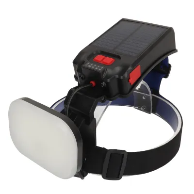 Zdjęcie produktu dla Wędkarska latarka czołowa, wodoodporna latarka czołowa, solarna latarka czołowa USB, wędkarska latarka czołowa z czujnikiem, ultra jasna latarka czołowa, zewnętrzna latarka czołowa LED