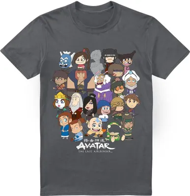 Obrázek produktu pro Avatar: The Last Airbender - Pánské tričko TV6524 (S) (Charcoal)