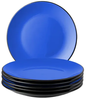 Immagine prodotto di Solidchoice - Set di 6 piatti piani in Vetroceramica (26 cm) - Le Papillon