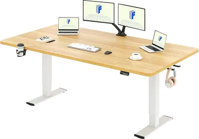 Obrázok produktu pre Výškovo nastaviteľný stôl FQ1M-1880-EUV2, 180 x 80 cm, javor