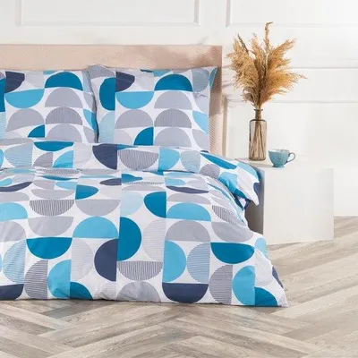 Produktbild von Famanu Bettwäscheset 135 x 200 cm - 100% Baumwolle mit Kissenbezug 80 x 80 cm