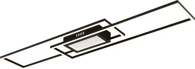 Produktbild von Globo Lighting Deckenleuchte Metall schwarz matt, LED