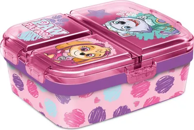 Obrázek produktu pro Box svačinový dělený PATROLA Girl 17,5 x 13 cm
