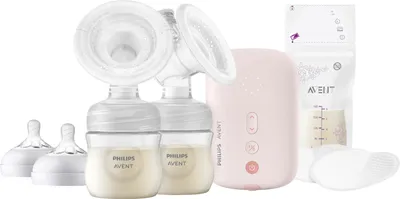 Produktbild von Philips AVENT Natural Motion SCF397/31 Elektrische Doppelmilchpumpe, Elektronisch, Pink