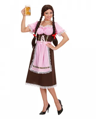 Produktbild von Bayrisches Mädchen Dirndl Kostüm Damen Größe: S 34/36