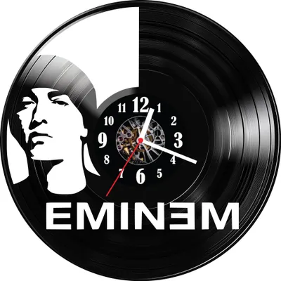 Zdjęcie produktu dla Zegar ścienny z płyty winylowej Eminem 1237.14