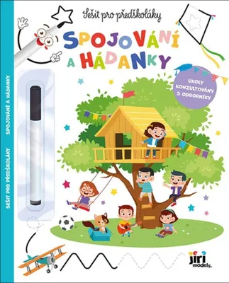 Obrázok produktu pre Sešit pro předškoláky Spojování a hádanky