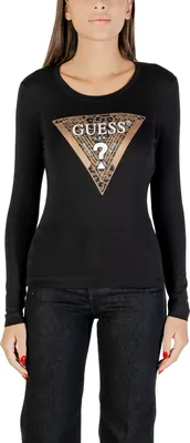 Produktbild von Guess Damen T-Shirt Schwarz 489872 : Größe - XS Größe: XS