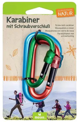 Produktbild von moses Expedition Natur Karabiner mit Schraubverschluss
