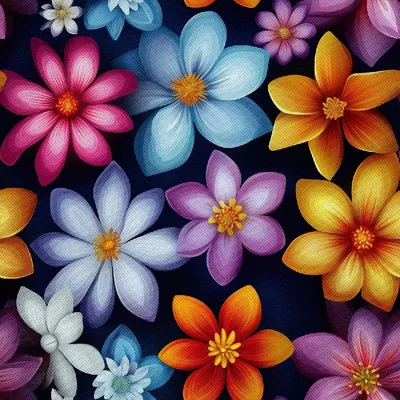 Immagine prodotto di OUTDOOR DEKOSTOFFE OXFORD - Motivo Fiori colorati | DX18070