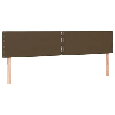 Zdjęcie produktu dla VidaXL 345967, Ciemny brąz, Poliester, Drewno, 1800 mm, 78 cm, 88 cm, 50 mm