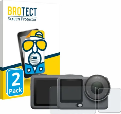 Produktbild von 2x BROTECT Schutzfolie für DJI Osmo Action 6 Displayschutz Displayschutzfolie Folie Matt Entspiegelungsfolie