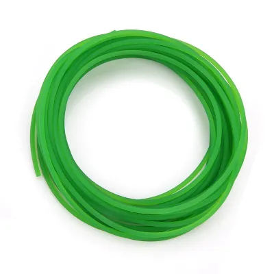 Zdjęcie produktu dla GS08642-05Zielony okrągły pasek poliuretanowypoliuretan o chropowatej powierzchni do przenoszenia napędu (6 mm * 10 m)