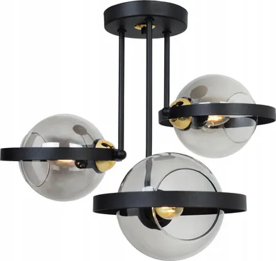 Obrázek produktu pro Moderní skleněná závěsná lampa GRAPHITRING