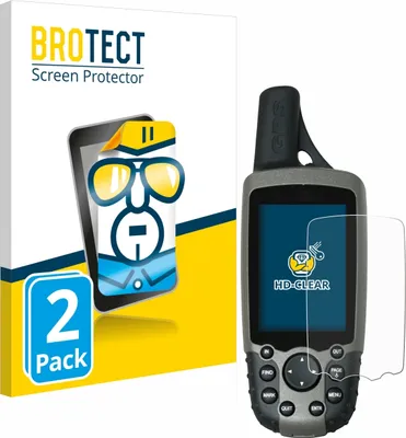 Produktbild von 2x Für Garmin GPSMAP 60CSx Schutzfolie BROTECT Displayschutz Display Schutz Folie Klar Transparent