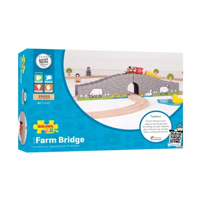 Obrázek produktu pro Bigjigs Rail Farma most s tunelem