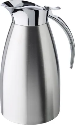Produktbild von APS 10924 Isolierkanne ADVANCED, Edelstahl, doppelwandig, für 12 Tassen (1,5 Liter), Einhandautomatik