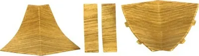 Produktbild von Zubehörset für Wandabschlussprofil 23 K5414 Eiche Endgrain Classic