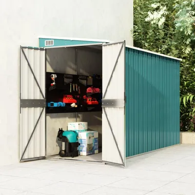 Immagine prodotto di vidaXL Capannone verde 118x288x178 cm Acciaio zincato