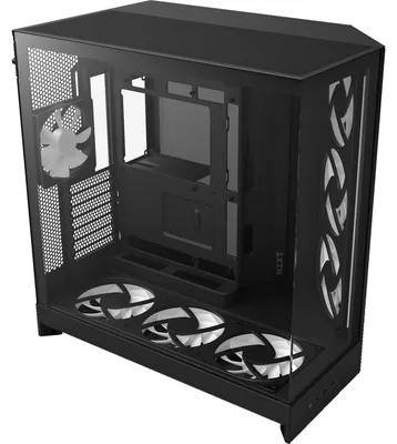 Zdjęcie produktu dla Obudowa NZXT H9 Flow RGB+ (2025) Midi Tower z oknem czarna
