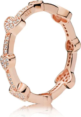 Produktbild von Pandora Rose 187729CZ Ring Damen Alluring Hearts Herzen Gr. 52
