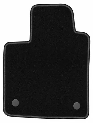 Obrázek produktu pro Velurový kobereček řidiče pro: Renault Twingo II 2007-2014 (hatchback) – 1 ks, černý, na míru – Wielganizator BASIC