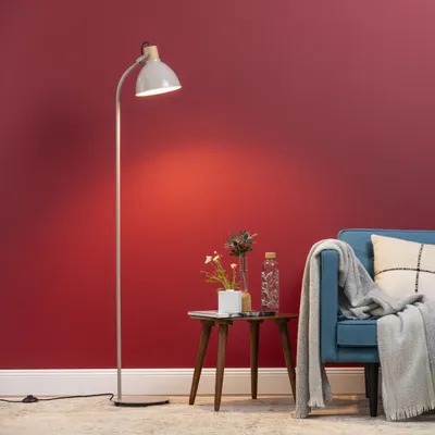 Produktbild von Stehlampe, schwenkbar, 150 x 25 x 35 cm, E27, max. 40 W, taupe