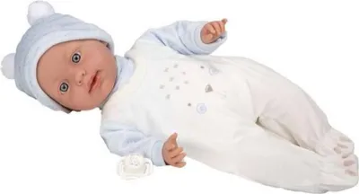 Produktbild von MuÑecas Arias Roy Mit Weinen Mechanismus Versuch Mich Baby-puppe 42 Cm Weiß Weiß One Size