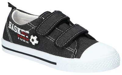 Produktbild von American Club TEN177, Kinder Turnschuhe Klettverschluss Leder-Einlegesohle leicht bequem, Schwarz 35