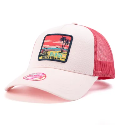 Produktbild von Smith & Miller Miramar Women Trucker Cap, rose coral