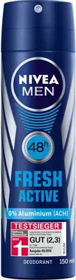 Image de Nivea Men Déo Fresh Active Spray sans aluminium pour hommes 150ml