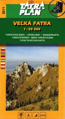 Produktbild von Große Fatra 1:50.000. Touristenkarte 5011. Erschienen 2024. Tatra-Plan